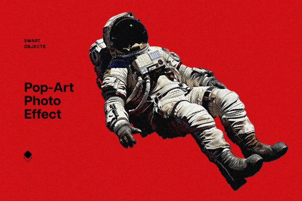 复古半色调Riso印刷照片效果PSD特效样机模板 Pop Art Halftone Print Photo Effect 插件预设 sucaiwan.com