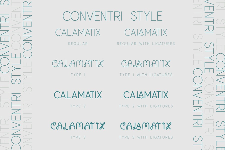 现代优雅品牌海报包装徽标设计无衬线英文字体安装包 Conventri – Modern Font 设计素材 第8张-素材湾丨精选海外优质设计素材资源 现代优雅品牌海报包装徽标设计无衬线英文字体安装包 Conventri – Modern Font 设计素材 sucaiwan.com