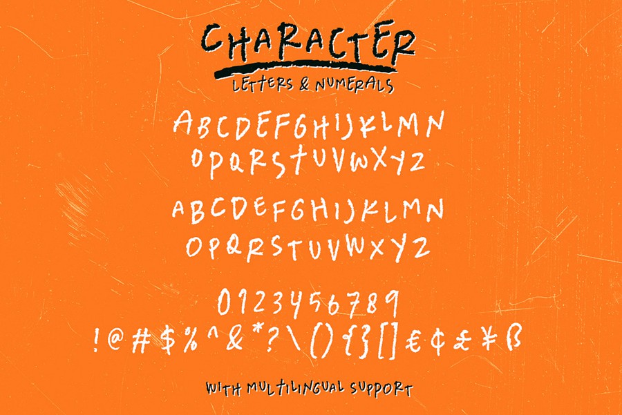 英文字体:复古涂鸦风格粗糙怪诞笨拙毛边手写字体 Dusty Ink + Scribble Font , 第11张-素材湾丨精选海外优质设计素材资源 英文字体:复古涂鸦风格粗糙怪诞笨拙毛边手写字体 Dusty Ink + Scribble Font , sucaiwan.com