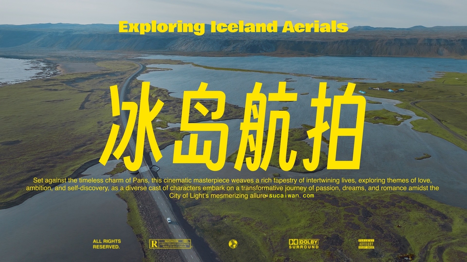 Artlist 40+冰岛航拍荒野高山悬崖湖泊火山溪流瀑布冰川自然风光视频素材 Exploring Iceland Aerials 影视音频 sucaiwan.com