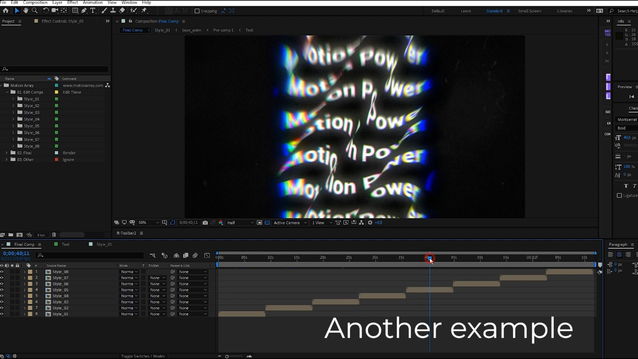 迷幻液体LOGL标题文字故障扭曲动画艺术效果FCPX插件/AE/PR模板三合一 影视音频 sucaiwan.com