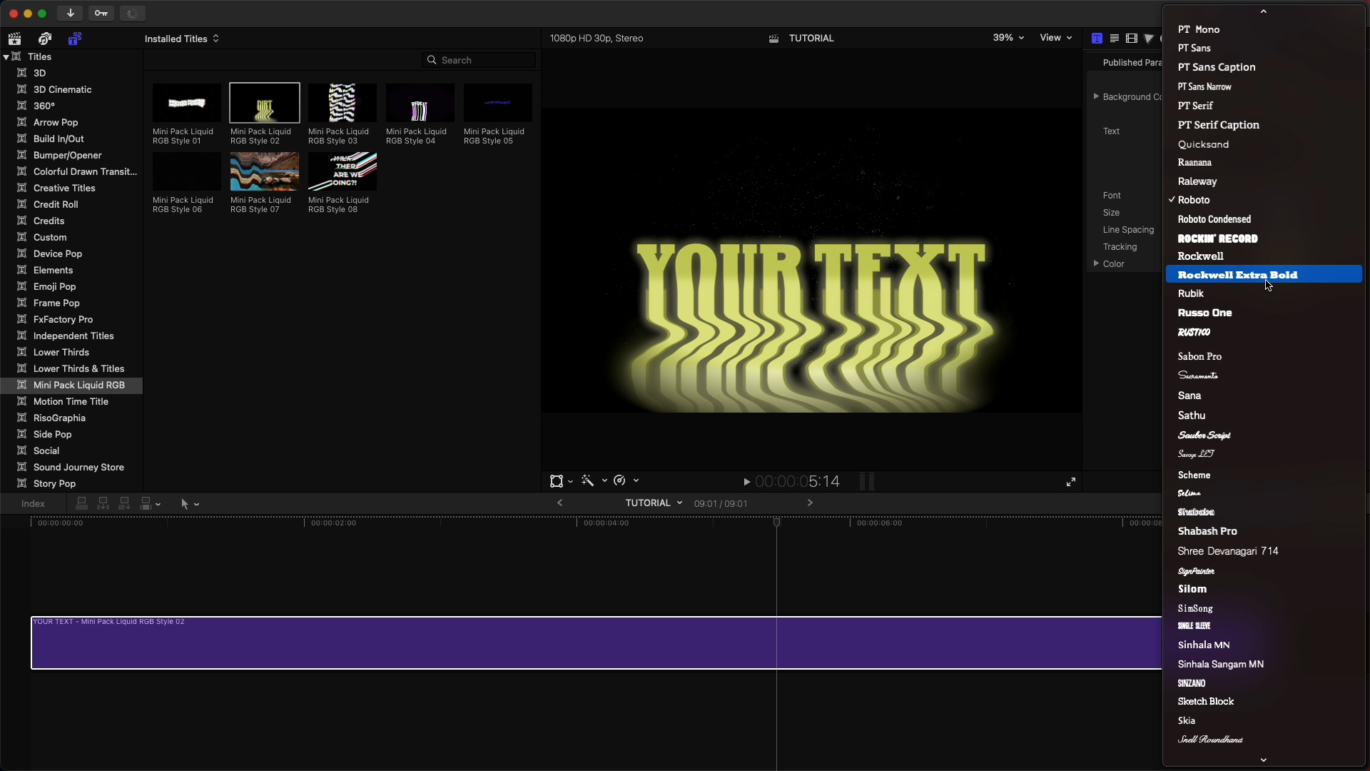 迷幻液体LOGL标题文字故障扭曲动画艺术效果FCPX插件/AE/PR模板三合一 影视音频 sucaiwan.com