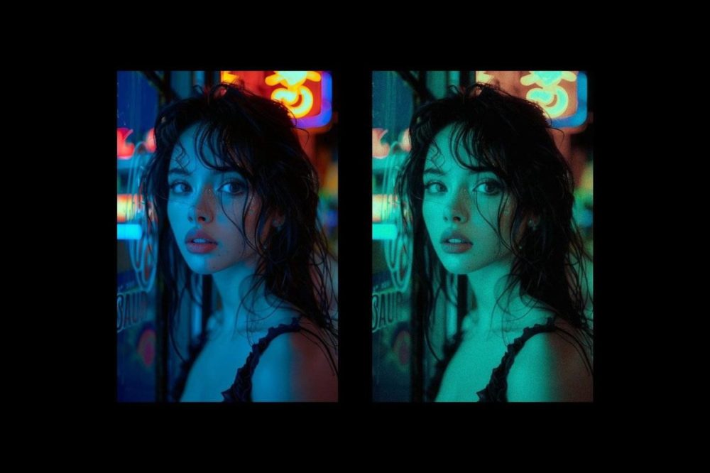 复古老式绿色斑点噪点模糊效果PS修图特效滤镜样机模板素材 Cinematic FX Photo Effect 插件预设 sucaiwan.com