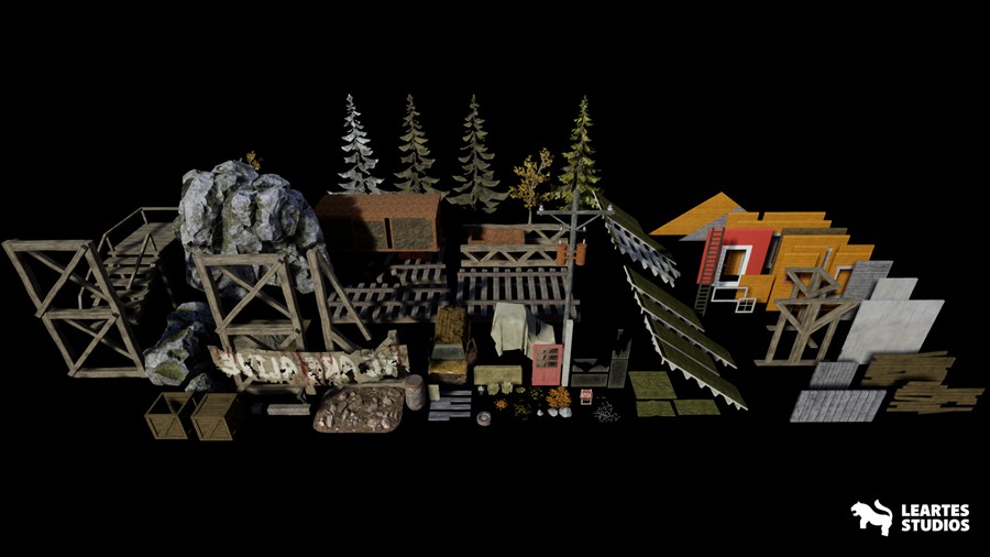 独特废弃旧工人采矿村庄3D场景模型UE格式素材 Old Workers Village 样机素材 第11张-素材湾丨精选海外优质设计素材资源 独特废弃旧工人采矿村庄3D场景模型UE格式素材 Old Workers Village 样机素材 sucaiwan.com