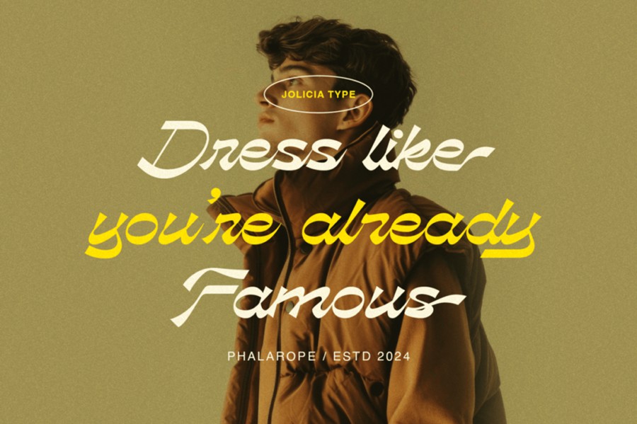 复古逆反差品牌Logo标题文字设计PSAI手写签名效果英文字体安装包 Phalarope | Reverse Contrast Script Font 设计素材 sucaiwan.com