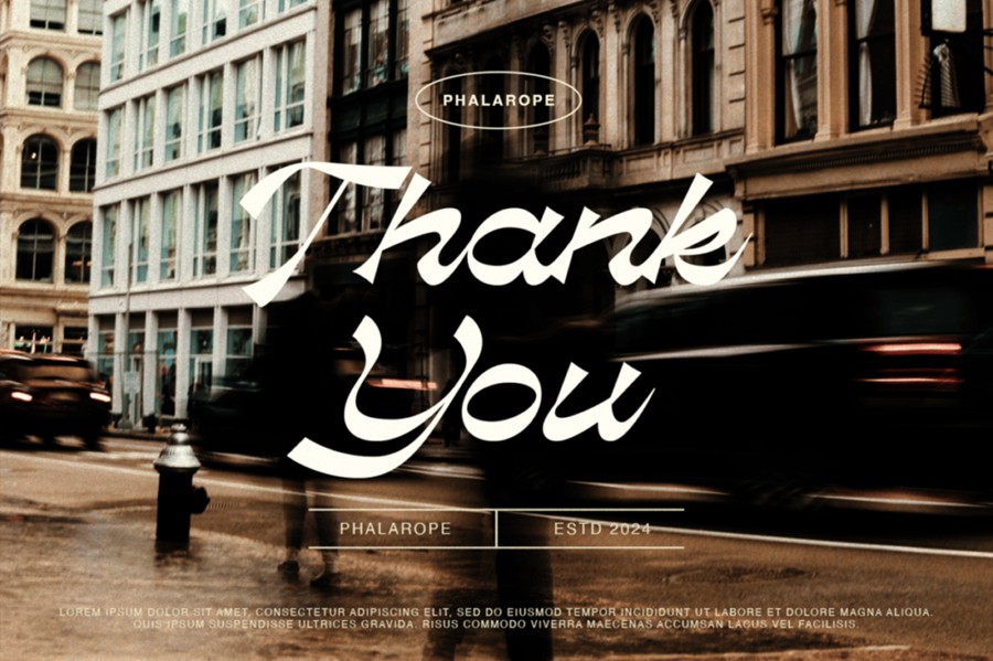 复古逆反差品牌Logo标题文字设计PSAI手写签名效果英文字体安装包 Phalarope | Reverse Contrast Script Font 设计素材 sucaiwan.com