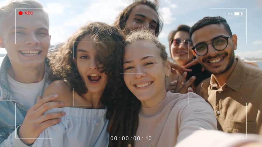 AE/PR Mogrt模板：4K/HD高级相机取景框快门声拍照转场过渡+快门音效 影视音频 sucaiwan.com