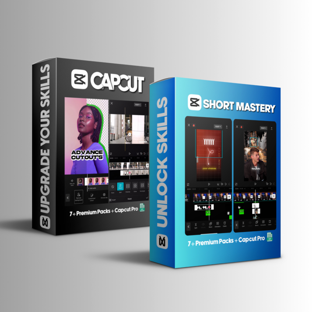 剪映课程：高级蒙版关键帧文本动画滤镜和颜色分级视频增强剪辑课程Capcut full course + Short form mastery 设计教程 sucaiwan.com