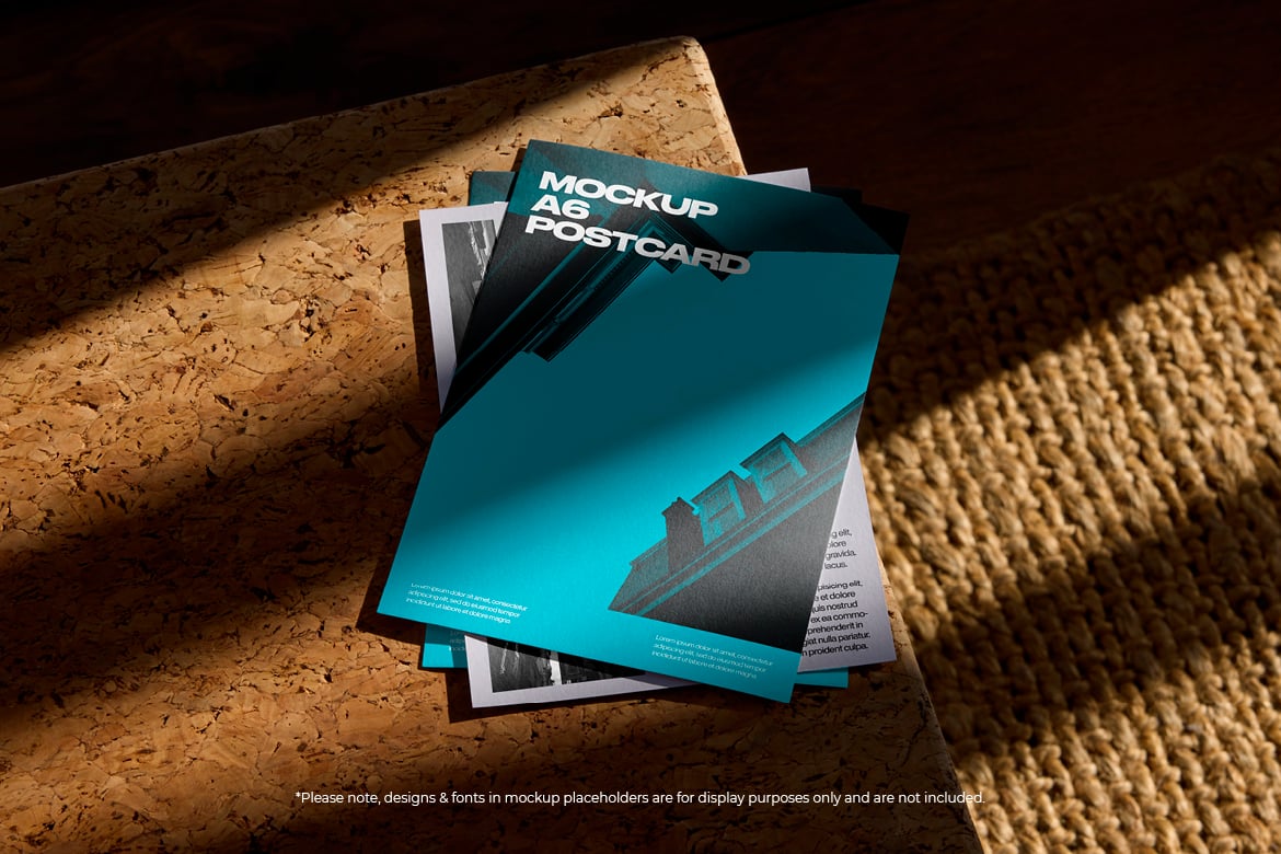 18款时尚品牌Logo设计商务名片卡片明信片展示效果图PSD样机模板 Business Cards and Postcards Bundle 样机素材 sucaiwan.com