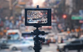 AE模板:14个真实相机摄像机视角视频播放效果屏幕模板