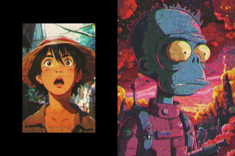 复古漫画半色调Riso印刷打印照片效果PS特效样机素材 Retrofuturistic Comic Halftone Photo Effect 插件预设 sucaiwan.com