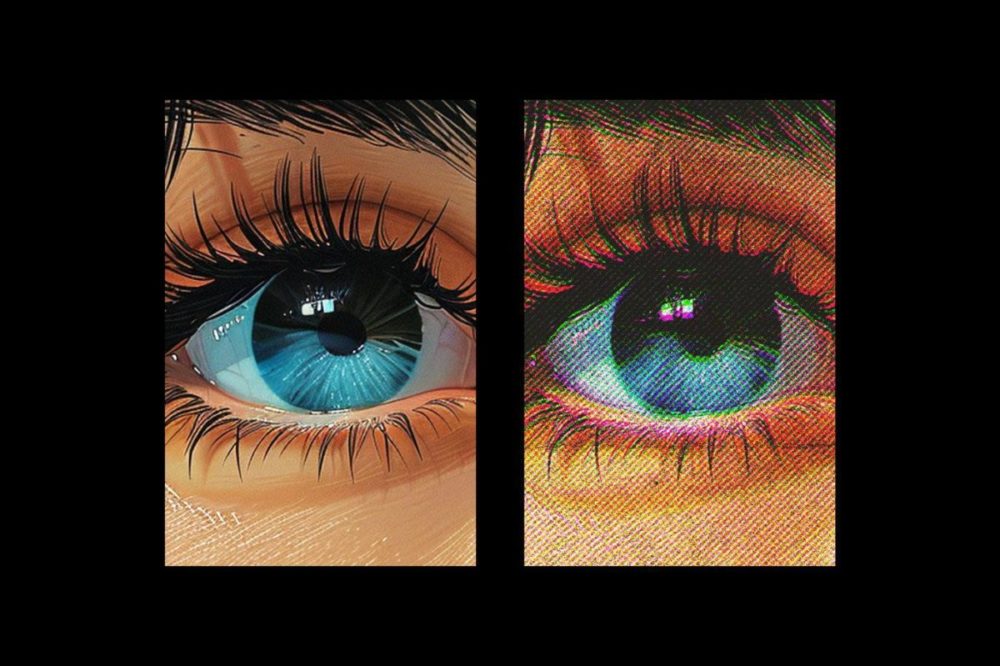 复古漫画半色调Riso印刷打印照片效果PS特效样机素材 Retrofuturistic Comic Halftone Photo Effect 插件预设 sucaiwan.com