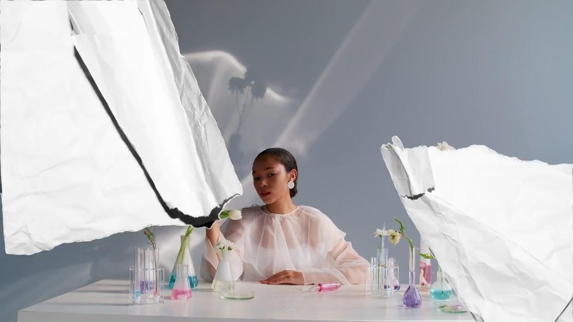 FCPX插件：创意纸团打开拼贴艺术定格动画撕纸转场视觉效果 , sucaiwan.com