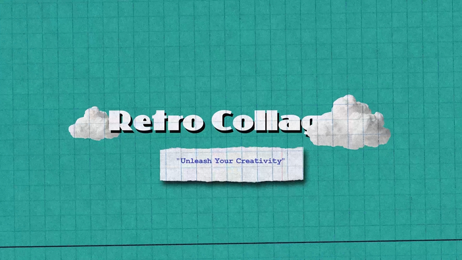 AE模板:复古美学拼贴艺术纸张纹理彩色相框氛围定格动画开场片头模板 Retro Collage Opener , 第4张-素材湾丨精选海外优质设计素材资源 AE模板:复古美学拼贴艺术纸张纹理彩色相框氛围定格动画开场片头模板 Retro Collage Opener , sucaiwan.com