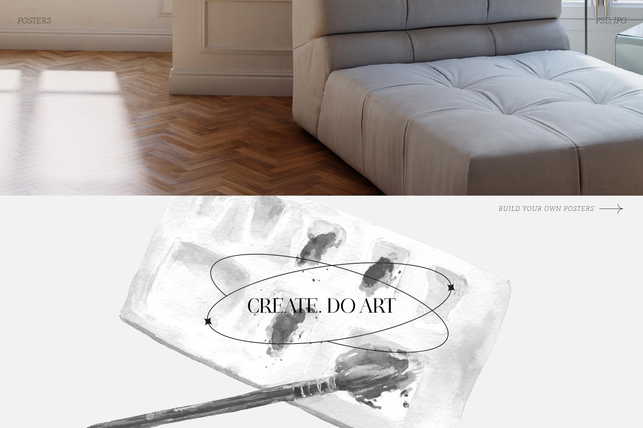 300个水彩插画风格产品包装几何图形渐变颗粒背景图封面设计素材套装 Self-Care Aesthetic — Mixed Media Collection 图片素材 sucaiwan.com