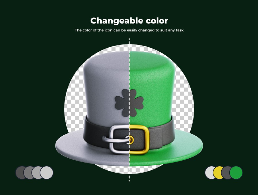 25款英伦圣帕特里克节爱尔兰风3D立体图标Icons设计Blender/OBJ/PNG格式素材 St. Patrick’s Day 3D Illustration Pack 图标素材 第5张-素材湾丨精选海外优质设计素材资源 25款英伦圣帕特里克节爱尔兰风3D立体图标Icons设计Blender/OBJ/PNG格式素材 St. Patrick’s Day 3D Illustration Pack 图标素材 sucaiwan.com