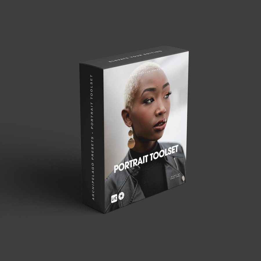 30个AI人工智能人像面部肤色眼睛嘴唇修饰增强效果LR调色预设 Archipelago – PORTRAIT TOOLSET 插件预设 sucaiwan.com
