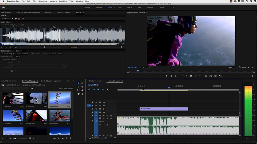 PR/AE插件：BeatEdit 音乐节奏鼓点标记插件 Aescripts BeatEdit PR/AE v2.2.001/v2.2.000 中文汉化（Win&Mac） 插件预设 sucaiwan.com