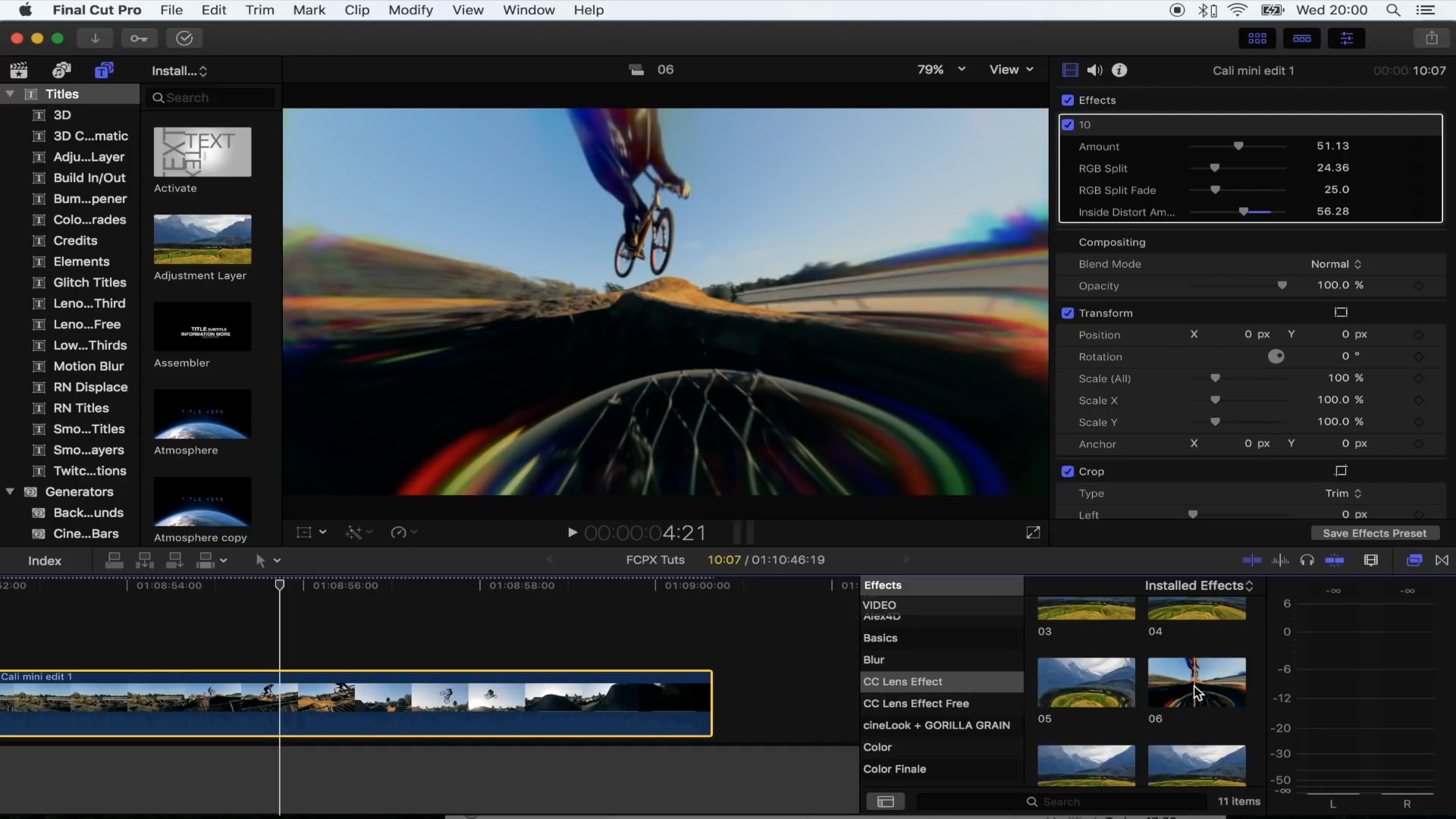 FCPX插件:广角镜头失真变形扭曲特效插件 Ryan Nangle – CC Lens Effects Pack , 第3张-素材湾丨精选海外优质设计素材资源 FCPX插件:广角镜头失真变形扭曲特效插件 Ryan Nangle – CC Lens Effects Pack , sucaiwan.com
