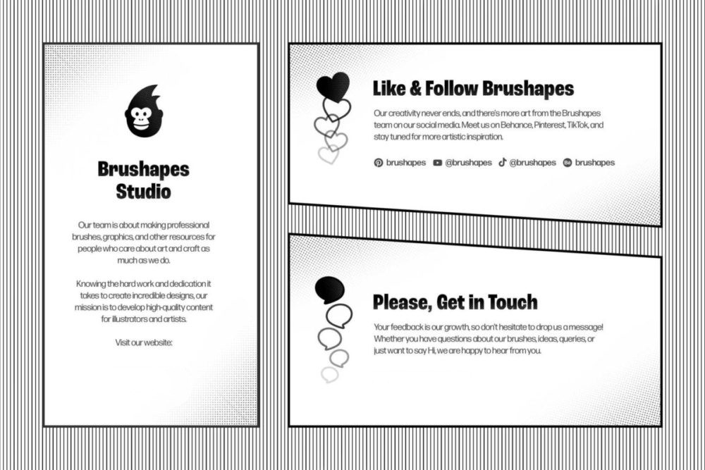 60款日系漫画动漫半色调网点绘画效果AI矢量笔刷设计素材 Manga Screentone Brushes for Illustrator 笔刷资源 第9张-素材湾丨精选海外优质设计素材资源 60款日系漫画动漫半色调网点绘画效果AI矢量笔刷设计素材 Manga Screentone Brushes for Illustrator 笔刷资源 sucaiwan.com