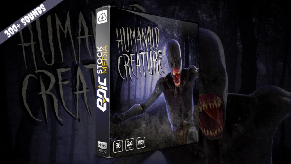348组恐怖科幻变异动物生物攻击痛苦死亡喊叫音效素材 Epic Stock Media – Humanoid Creatures – Vocalization Sound Sets 影视音频 sucaiwan.com