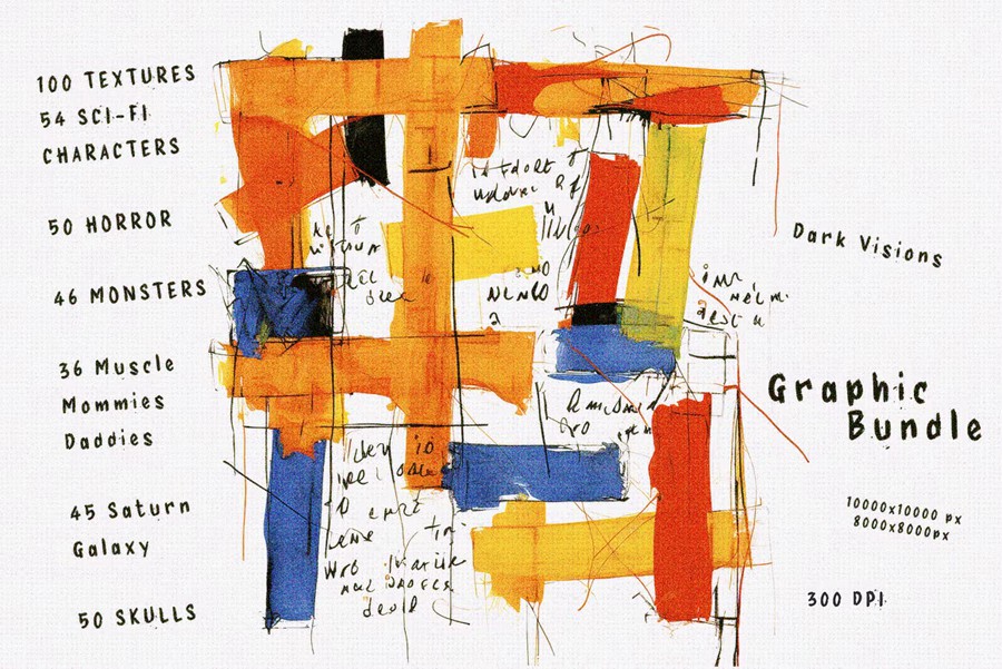 440多个复古Y2K迷幻主义拼贴艺术恐怖奇幻科幻未来暗黑街头涂鸦骷髅剪贴画PNG套装 Dark Visions – Graphic Bundle , 第4张-素材湾丨精选海外优质设计素材资源 440多个复古Y2K迷幻主义拼贴艺术恐怖奇幻科幻未来暗黑街头涂鸦骷髅剪贴画PNG套装 Dark Visions – Graphic Bundle , sucaiwan.com