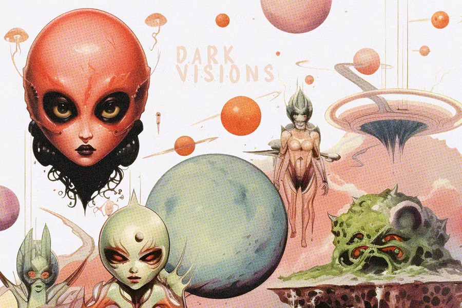 440多个复古Y2K迷幻主义拼贴艺术恐怖奇幻科幻未来暗黑街头涂鸦骷髅剪贴画PNG套装 Dark Visions – Graphic Bundle , 第15张-素材湾丨精选海外优质设计素材资源 440多个复古Y2K迷幻主义拼贴艺术恐怖奇幻科幻未来暗黑街头涂鸦骷髅剪贴画PNG套装 Dark Visions – Graphic Bundle , sucaiwan.com