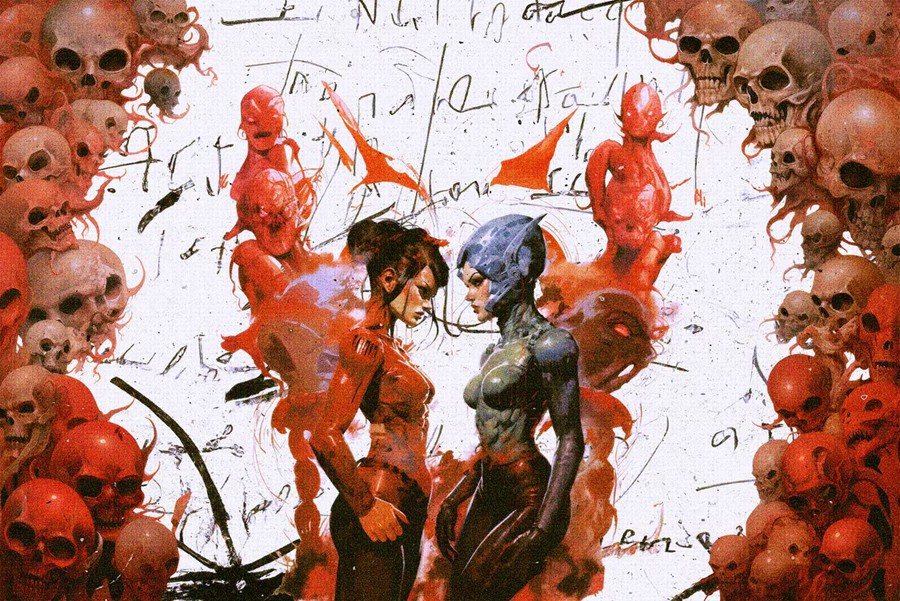 440多个复古Y2K迷幻主义拼贴艺术恐怖奇幻科幻未来暗黑街头涂鸦骷髅剪贴画PNG套装 Dark Visions – Graphic Bundle , 第16张-素材湾丨精选海外优质设计素材资源 440多个复古Y2K迷幻主义拼贴艺术恐怖奇幻科幻未来暗黑街头涂鸦骷髅剪贴画PNG套装 Dark Visions – Graphic Bundle , sucaiwan.com