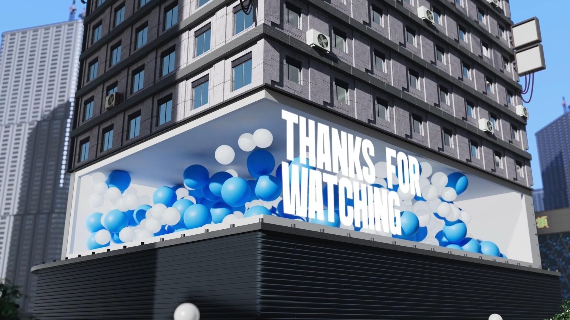 FCPX插件：4个超现实建筑裸眼3D虚拟投影渲染广告产品展示 Unreal Buildings , sucaiwan.com