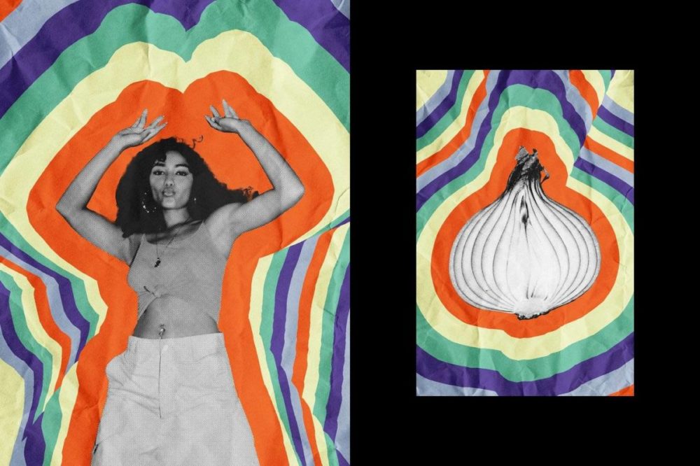 70年代复古褶皱拼贴艺术照片效果Ps修图特效滤镜插件样机素材 Retro Crumpled Collage Photo Effect 插件预设 sucaiwan.com