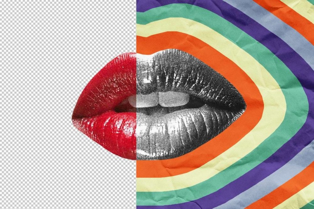 70年代复古褶皱拼贴艺术照片效果Ps修图特效滤镜插件样机素材 Retro Crumpled Collage Photo Effect 插件预设 sucaiwan.com