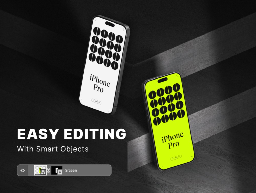 8款黑化风苹果iPhone 16 Pro手机APP UI界面设计展示效果图Ps/Figma贴图样机模板 iPhone 16 Pro Mockups Vol.02 样机素材 sucaiwan.com