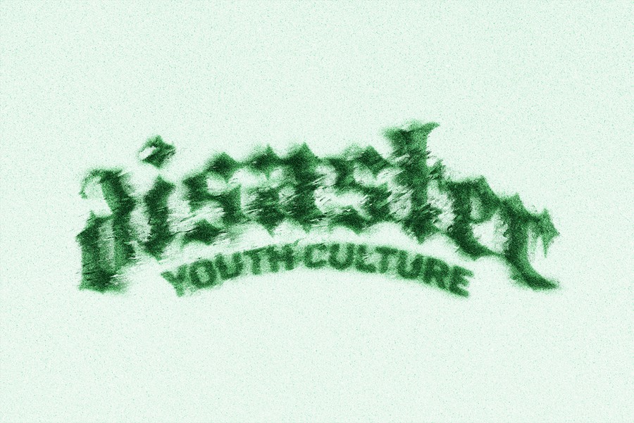 LOGO标识文字图形故障风粗糙磨损毛边纹理PS特效模板 Grunge Misprint Text & Logos Effect 插件预设 sucaiwan.com