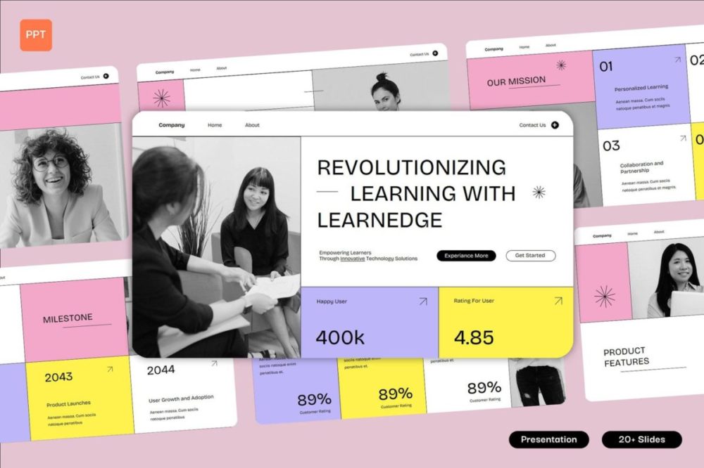 炫彩企业营销策划演示文稿设计ppt模版 Colorful Swiss Style Company Profile 002 幻灯图表 第1张-素材湾丨精选海外优质设计素材资源 炫彩企业营销策划演示文稿设计ppt模版 Colorful Swiss Style Company Profile 002 幻灯图表 sucaiwan.com