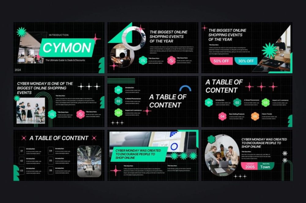 时尚品牌营销策划演示文稿设计ppt模版 Cymon – Cyber Monday Powerpoint Template 幻灯图表 第3张-素材湾丨精选海外优质设计素材资源 时尚品牌营销策划演示文稿设计ppt模版 Cymon – Cyber Monday Powerpoint Template 幻灯图表 sucaiwan.com