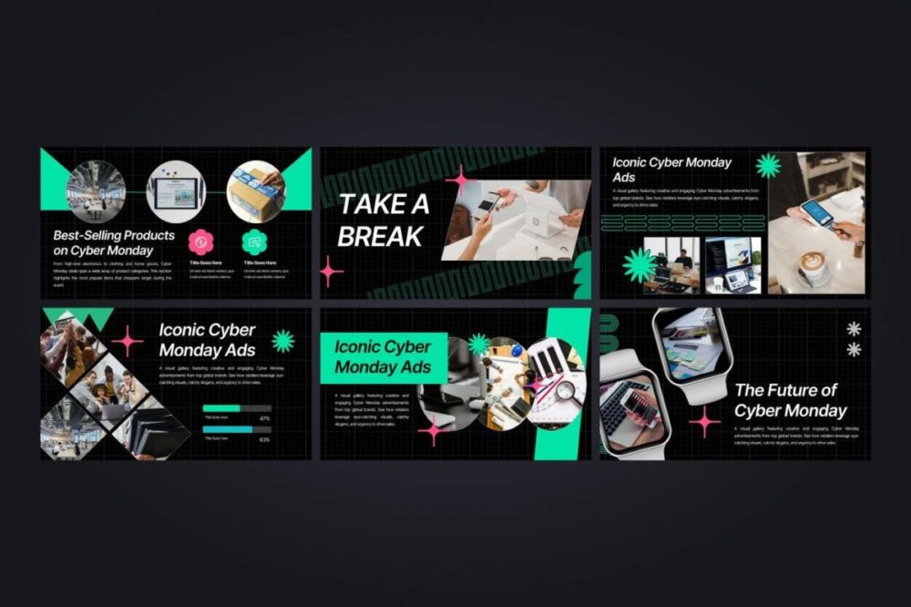 时尚品牌营销策划演示文稿设计ppt模版 Cymon – Cyber Monday Powerpoint Template 幻灯图表 第4张-素材湾丨精选海外优质设计素材资源 时尚品牌营销策划演示文稿设计ppt模版 Cymon – Cyber Monday Powerpoint Template 幻灯图表 sucaiwan.com