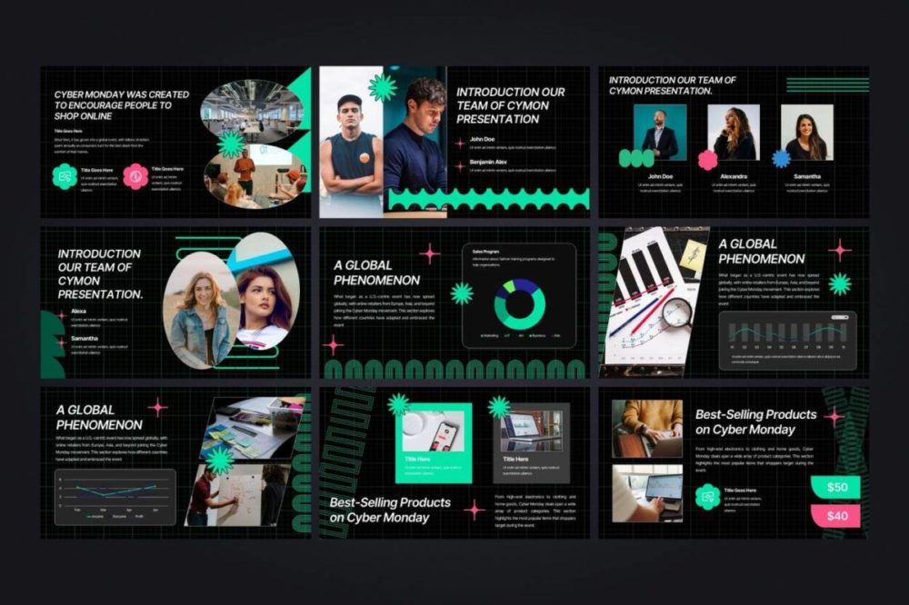时尚品牌营销策划演示文稿设计ppt模版 Cymon – Cyber Monday Powerpoint Template 幻灯图表 第6张-素材湾丨精选海外优质设计素材资源 时尚品牌营销策划演示文稿设计ppt模版 Cymon – Cyber Monday Powerpoint Template 幻灯图表 sucaiwan.com