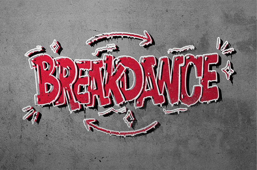 Street Graffiti Mockup 街头涂鸦文本标语图形元素和LOGO设计样机Photoshop模板 图片素材 sucaiwan.com