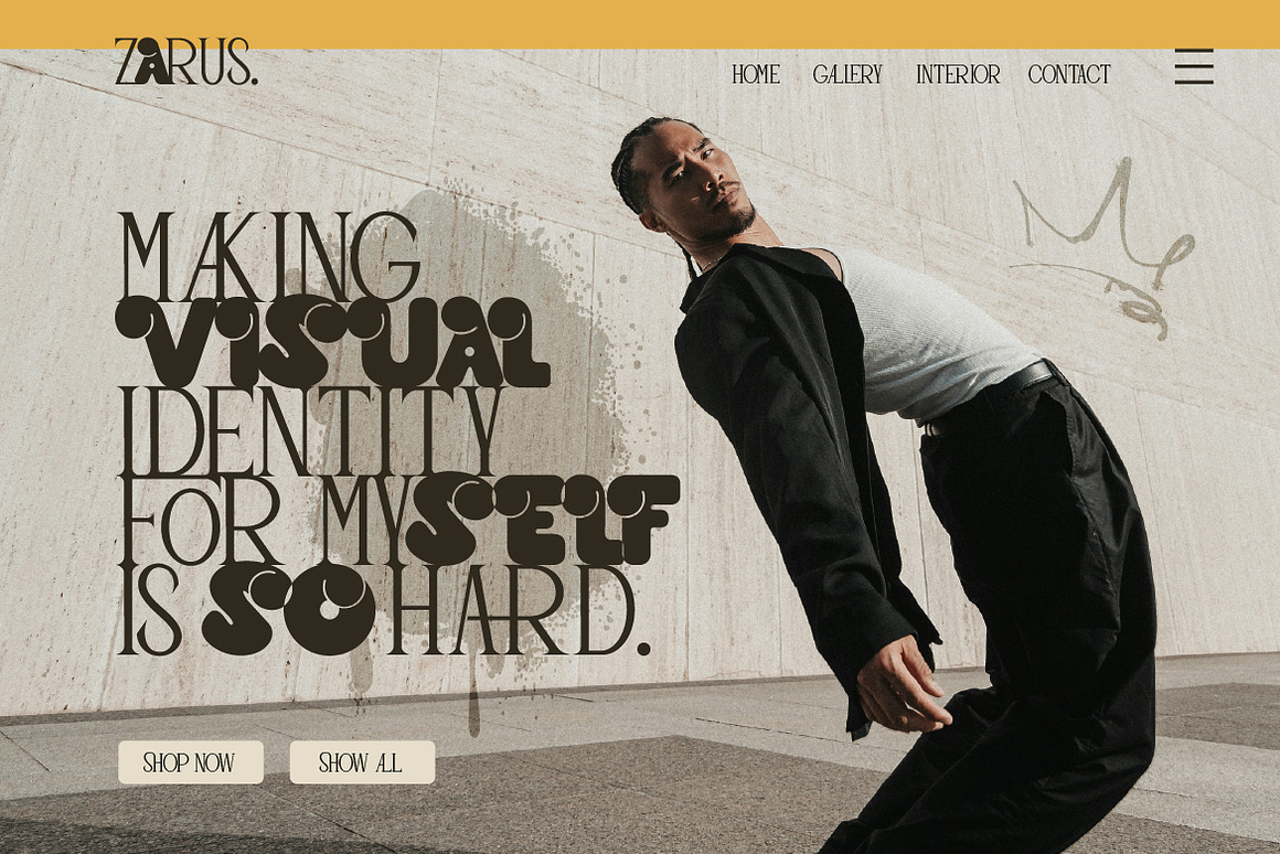 英文字体：独特现代都市美学俏皮气泡结构衬线排版线条混合字体 Tribel - Unique Hybrid Typeface , sucaiwan.com