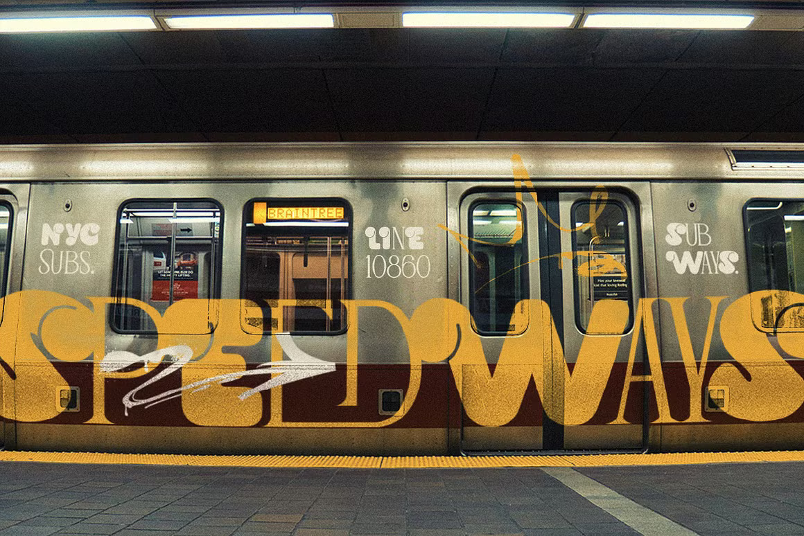 英文字体：独特现代都市美学俏皮气泡结构衬线排版线条混合字体 Tribel - Unique Hybrid Typeface , sucaiwan.com