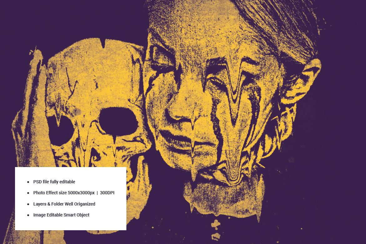 复古恐怖片粗糙riso印刷照片效果PS特效滤镜样机 Horror Film Photo Effect 插件预设 第3张-素材湾丨精选海外优质设计素材资源 复古恐怖片粗糙riso印刷照片效果PS特效滤镜样机 Horror Film Photo Effect 插件预设 sucaiwan.com