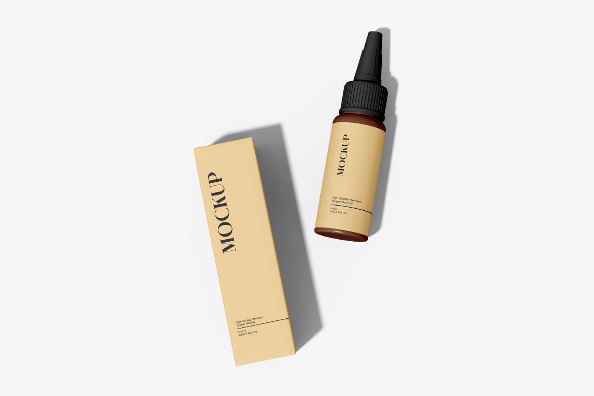 13款简约药物化妆品滴管瓶挤压瓶包装盒设计PS展示贴图效果图样机模板 Nozzle Applicator Bottle Mockup with Box 1oz 样机素材 第9张-素材湾丨精选海外优质设计素材资源 13款简约药物化妆品滴管瓶挤压瓶包装盒设计PS展示贴图效果图样机模板 Nozzle Applicator Bottle Mockup with Box 1oz 样机素材 sucaiwan.com