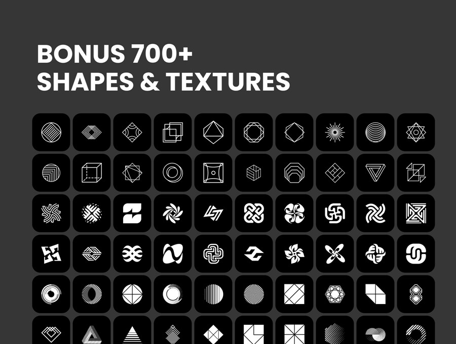 4000+款创意字母抽象符号几何图形LOGO图标设计AI/Figma/XD矢量素材 Mega Logo Collection 图标素材 第4张-素材湾丨精选海外优质设计素材资源 4000+款创意字母抽象符号几何图形LOGO图标设计AI/Figma/XD矢量素材 Mega Logo Collection 图标素材 sucaiwan.com