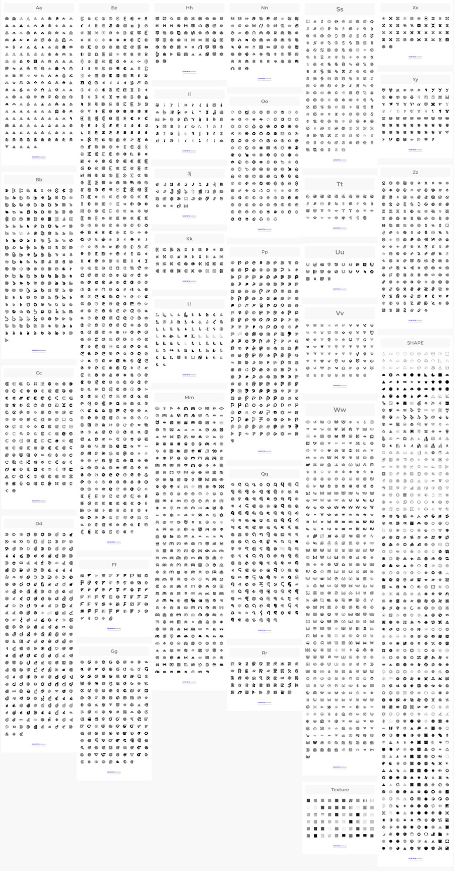 4000+款创意字母抽象符号几何图形LOGO图标设计AI/Figma/XD矢量素材 Mega Logo Collection 图标素材 第7张-素材湾丨精选海外优质设计素材资源 4000+款创意字母抽象符号几何图形LOGO图标设计AI/Figma/XD矢量素材 Mega Logo Collection 图标素材 sucaiwan.com