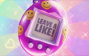 AE模板:复古Y2K趣味3D游戏机屏幕动态视频介绍开场标题排版模板 Pocket Pals Modular Intro