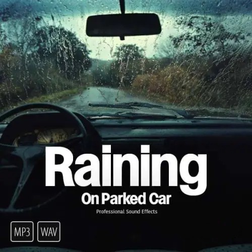 音效：8种下雨天车内音效素材 Zapsplat Raining on Parked Car , sucaiwan.com