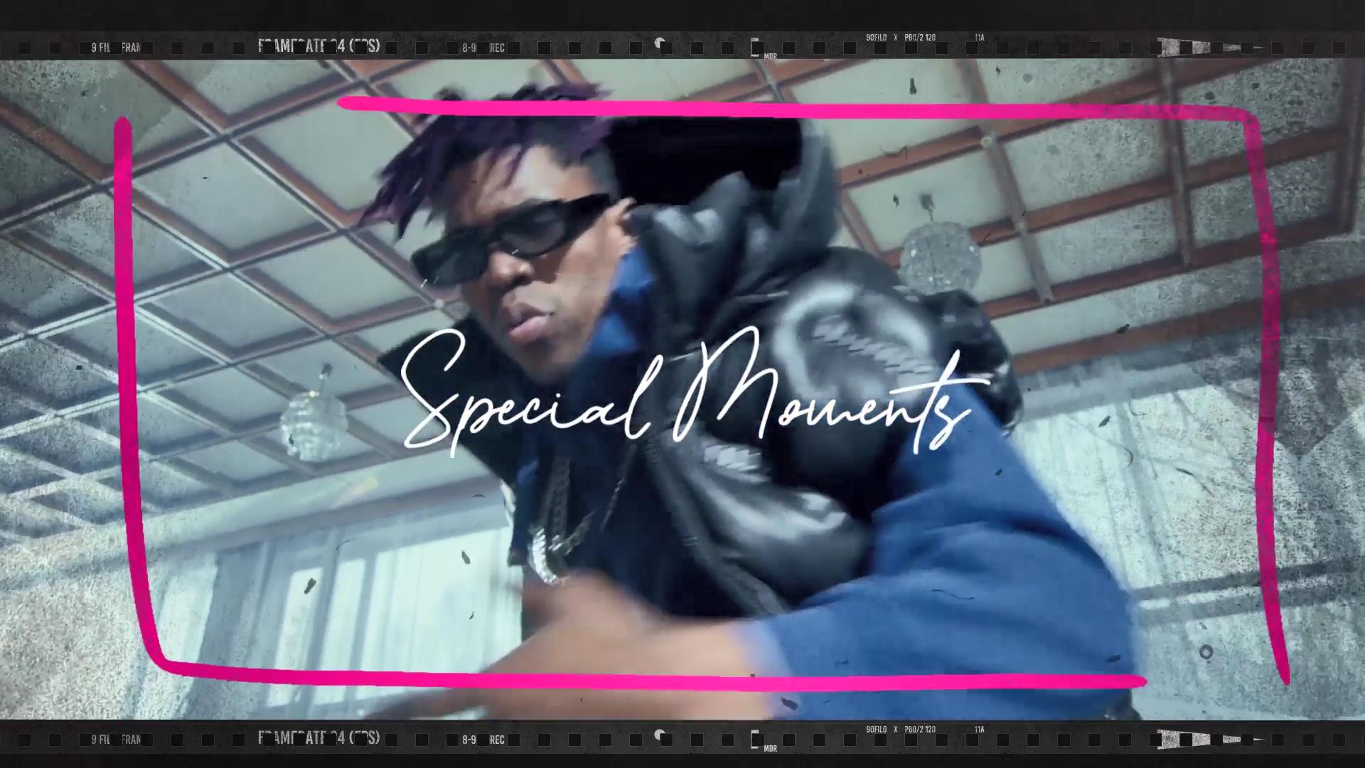 PR模板：大胆创意前卫砂砾垃圾摇滚手绘运动氛围开场片头 Abridor Raw Motion , sucaiwan.com