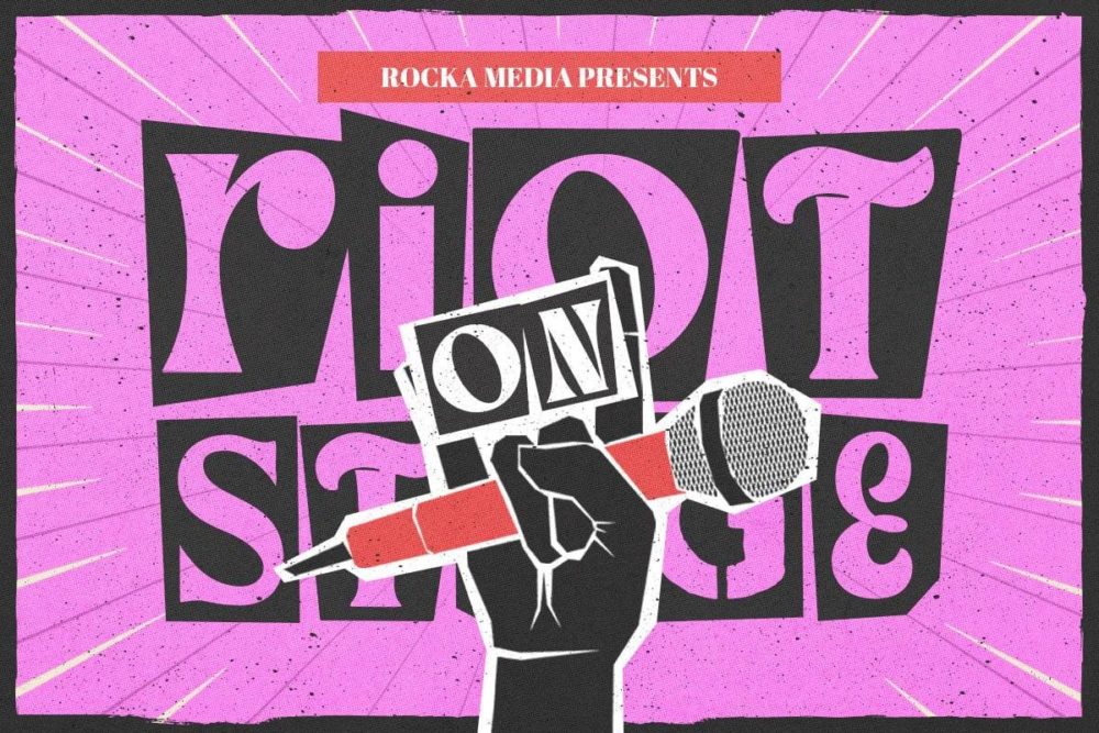 赛博朋克风杂志广告邀请函徽标设计装饰英文字体安装包 Dirty Punk 设计素材 sucaiwan.com