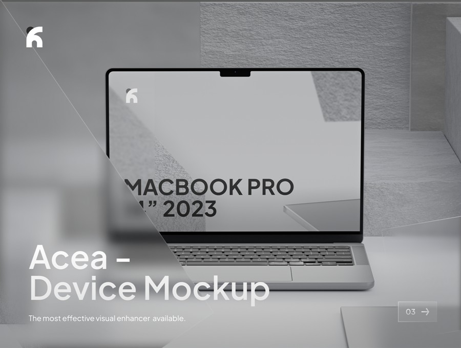 现代工业风网站web ui界面设计苹果MacBook Pro笔记本电脑展示贴图PSD样机 Acea – Macbook Pro Mockups 样机素材 sucaiwan.com