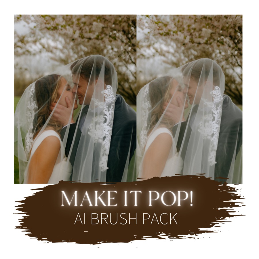 27款温暖明亮橙色色调婚礼照片调色Lightroom预设包 Cassidy Lynne – Make It Pop! AI Brushes 插件预设 sucaiwan.com